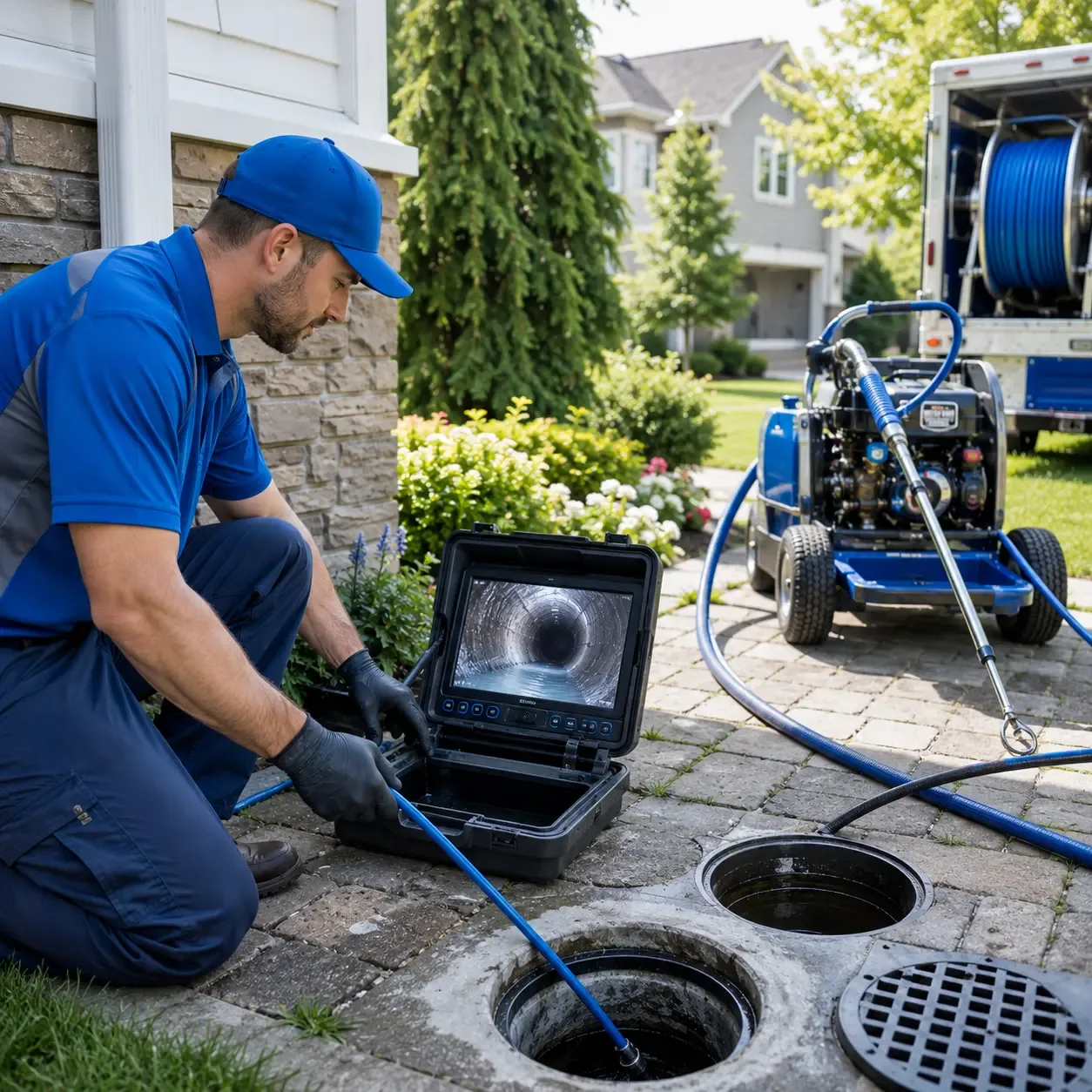 Outdoor drain cleaning professionals serving Edison, OH