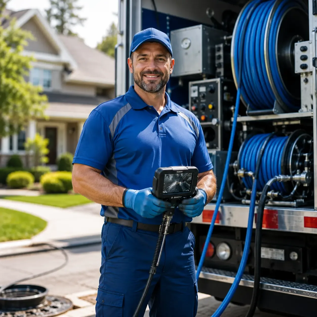 Local outdoor drain cleaning specialists in Edison, OH